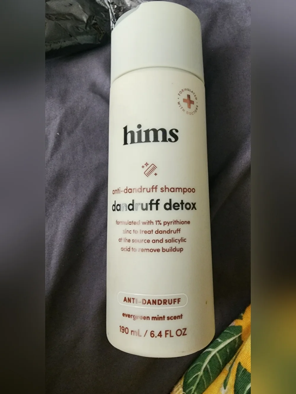 Hims Anti Dandruff Detox Shampoo- 6.4oz W Mint For All Hair Types New